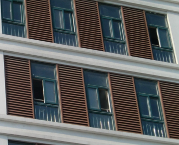 exterior house window louvers