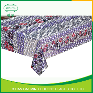 Color Printed Tablecloth Waxed Tablecloth With Nonwoven Backing