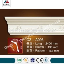 white color PU Mouldings \/ cornice \/panel mouldings