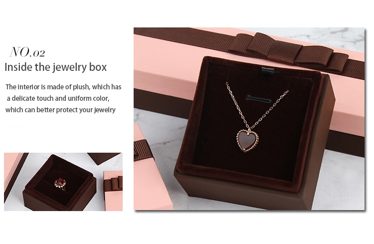 Factory wholesale Custom jewelry box Jewelry box with bracelet Confession Gift Box