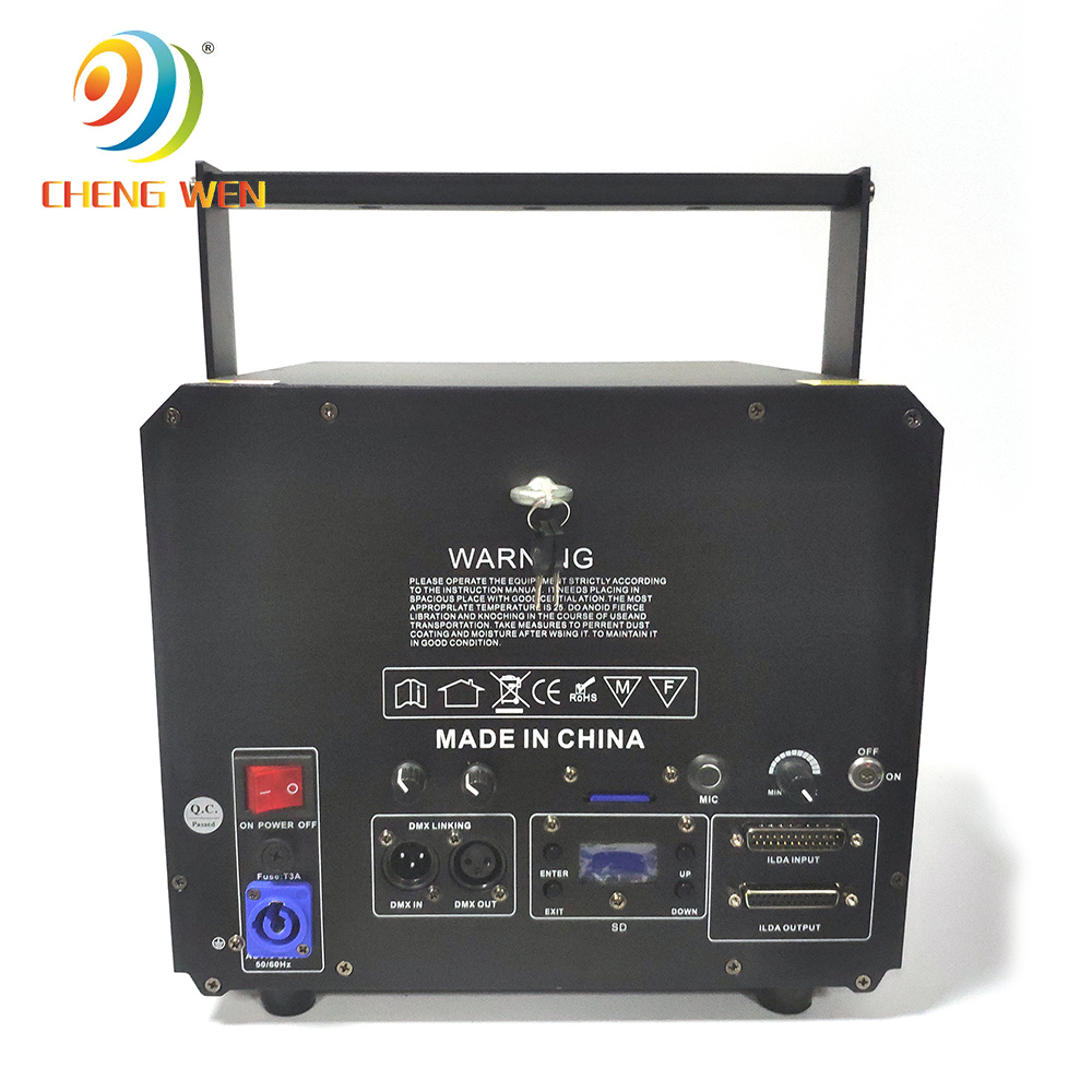 Pełny kolor 5 W RGB Laser Light