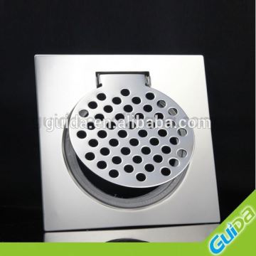 Stainless steel turnover floor drain trap cover