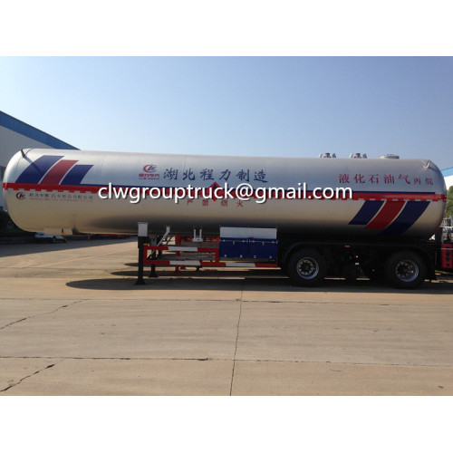 Tri-axle 60CBM LPG Transport Semi-remorque