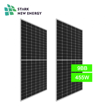 455w half cut solar panel with best quality