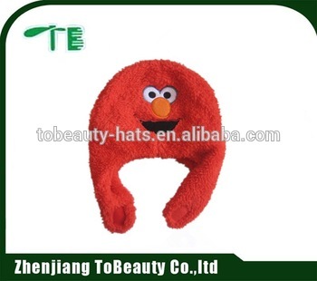 red polyester winter hat