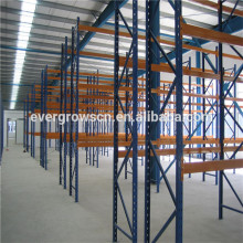 Heavy duty FIFO type push back pallet rack