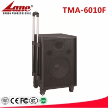 Lane Portable active PA system with 10" woofer,12V/12AH rechargeable battery and VHF wireless microphone TMA-6010F