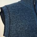 Men's Coarse Knitted Zippered Fleece-lined Waistcoat