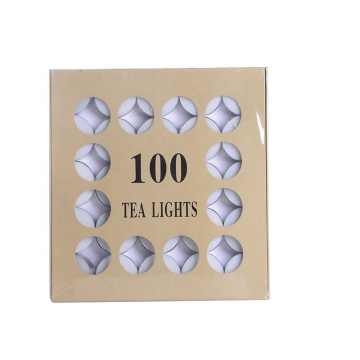 Quick shipment Private Label unscented tealight candles 2hrs