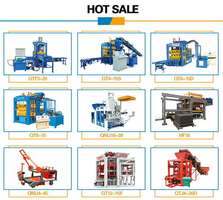 manual hollow block making machine brick maker QMJ2-45 cement block making machinery