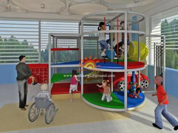 Children Simple Design Indoor Play Structure