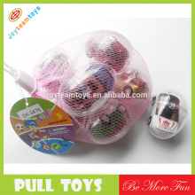 Promotion 6cm Mini Plastic Pull Back Car Egg toys