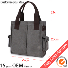 high quality washed mens canvas messenger sling bag