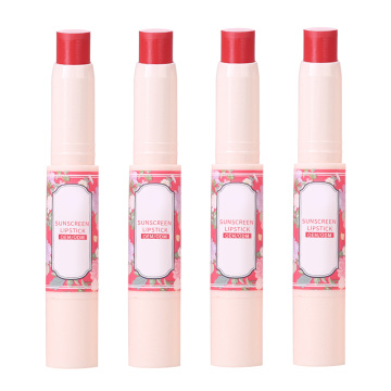 Sunscreen moisturizing lipstick