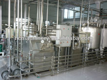 UHT milk processing line