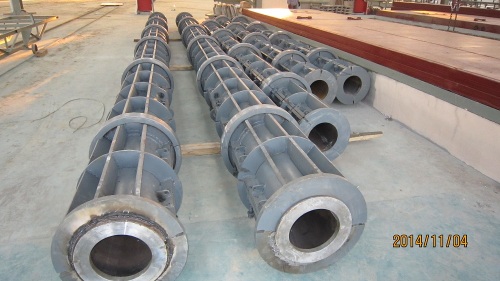 Precast Concrete Electric Pole Mould In Myanmar