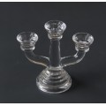 Vintage Glass Candlestick For Decoration