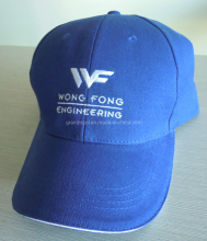 Blue Worker Cap with White Sandwich