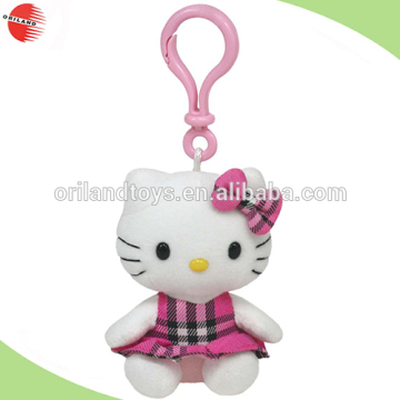 Best selling with high quality plush hello kitty Keychains ,Stuffed Keychains toys