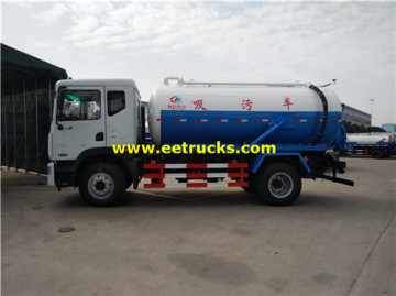 Dongfeng 9000L Manure Suction Tank Trucks