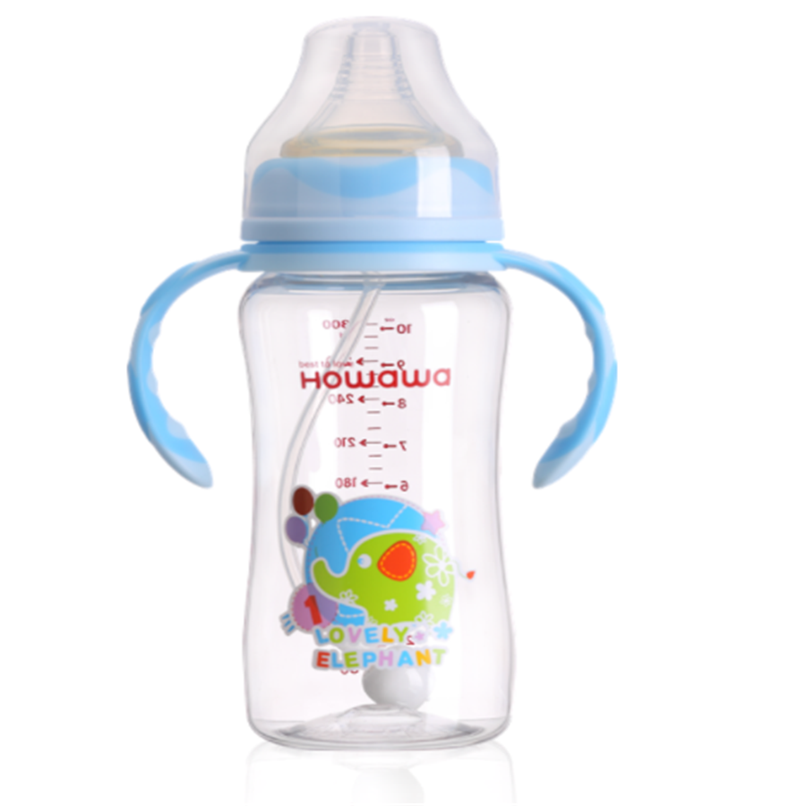 Дорандаи шири шири шишагии 300ml кӯдаки Tritan