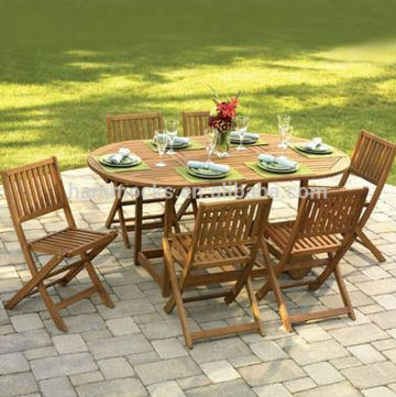 The Gateleg Patio Table And Stowable Chairs