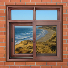 4 panels aluminium sliding window