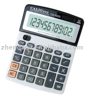 Two power 12-digits desktop Calculator