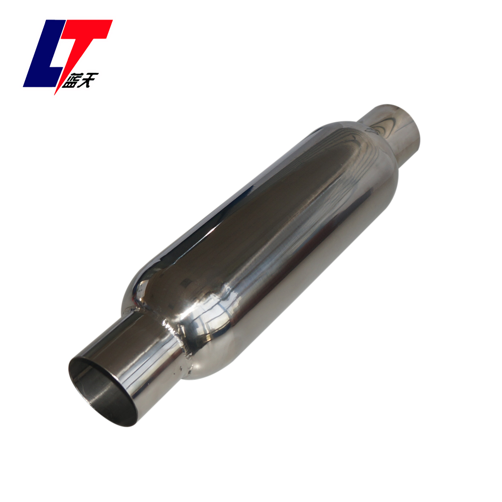 stainless steel glasspack muffler