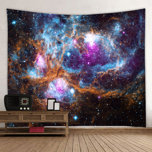 Starry Tapestry Galaxy Tapestry Night Sky Wall Hanging Universe Dreamy 3D Printing Tapestry for Living Room Bedroom Home Dorm De