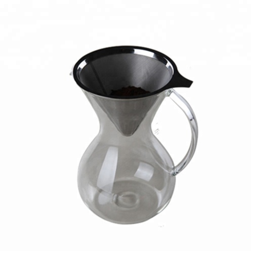 Glass Coffee Maker Hand Drip Pot With Handle