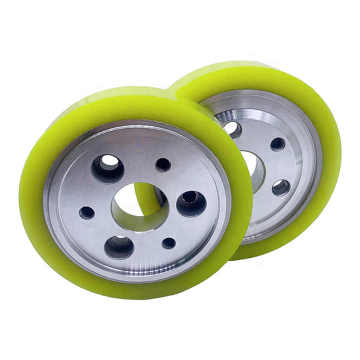 Customized Durable Industrial PU Load Roller Wheel Coating Polyurethane heavy load Solid caster Wheels