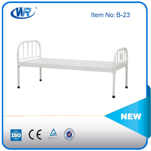 Plastic-sprayed hopital flat bed / medical flat bed