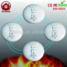 Wireless network interconnected smoke detector smoke alarm