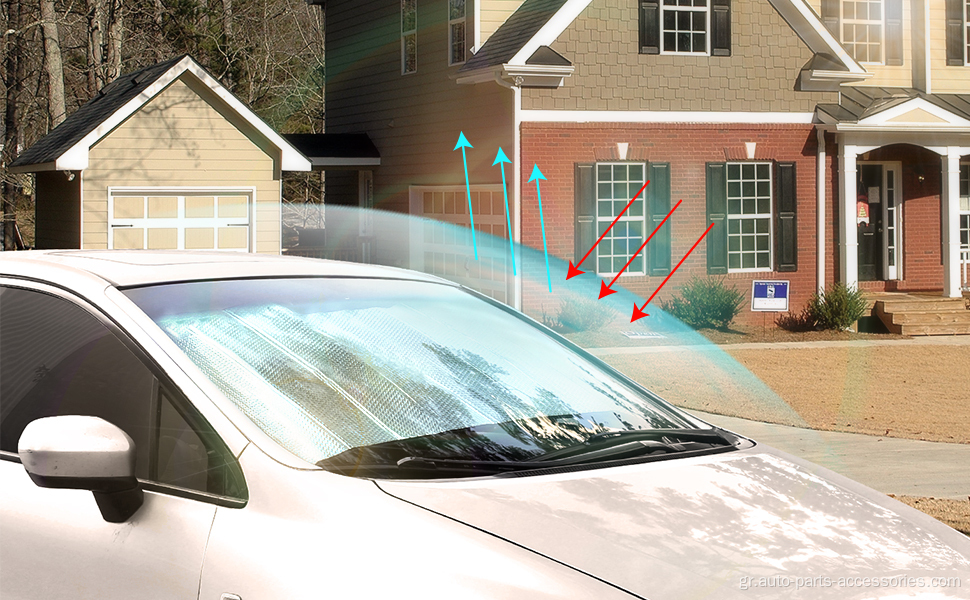 Θερμές πωλήσεις Αναδιπλούμενα σκίαστρα προστασίας UV Reflector
