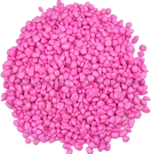 Hot Sale Polished Tumbled Pink Dyed Purple River Pebbles