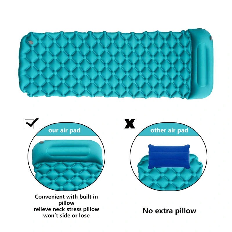 Stock Car Inflatable Air Bed Outdoor Portable Sleeping Pad Camping Mat Air Mattress With Air Pillows Png