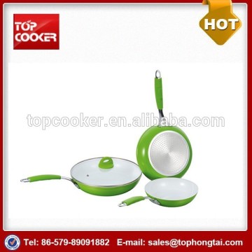 No Smoke Aluminum Induction Non Stick Coating Fry Pan Set