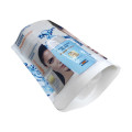 Sac de soin de la peau compostable personnalisé en papier kraft PLA Doypack