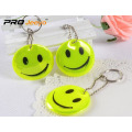 Reflective Safety Smile Face Key Chain for Gifts