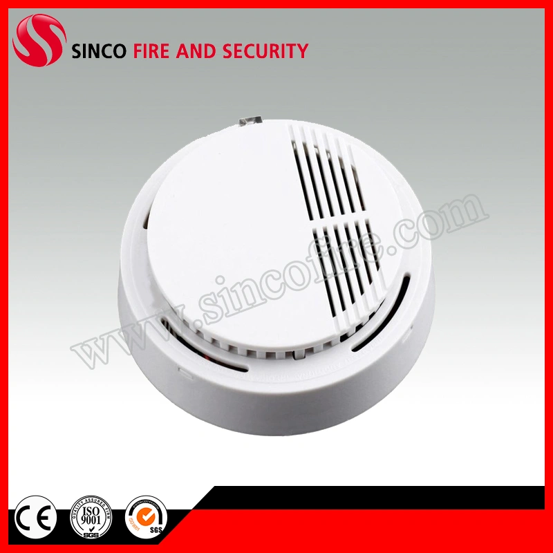 Battery Operated Fire Alarm System Stand Alone Smoke Detector Optical