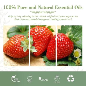 Minyak Esensial Strawberry 100% Minyak Strawberry Organik Murni Untuk Perawatan Kulit Pijat Diffuser Aroma