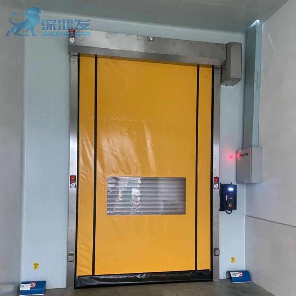 PVC Industrial High Speed Zipper Rolling Shutter door