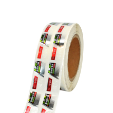 Adhesive Custom Label Printing Gold Foil Logo Sticke