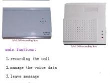 1 &amp; 2 channel USB telephone recording box