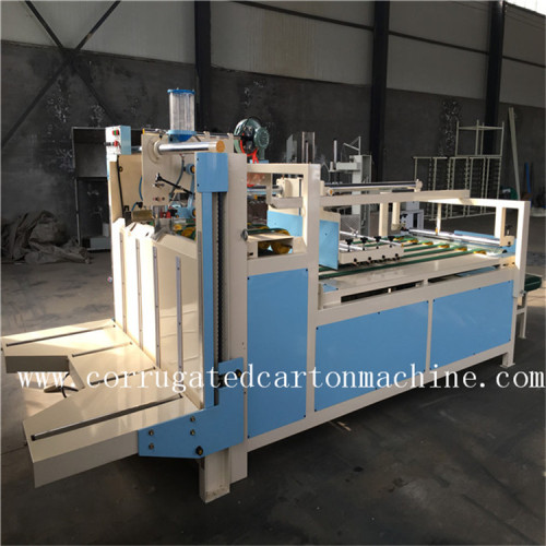 Semi automatic folder gluer machine