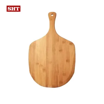 Round Turning Pizza Peel Outdoor Portable DIY Wood Pizza Peel