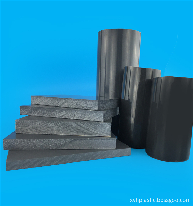 Gray Hard PVC Rod Dark Gray PVC Bar