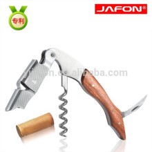 Jafon Doubel hinge Rose Wood handle corkscrew waiter corkscrew KO412a