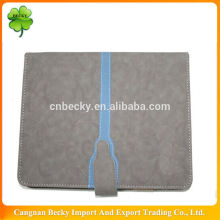 A4 special nice gray jeans leather cover executive notebook with magnetic closure